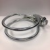 3" Exhaust Clamp, Super Heavy Duty Zinc Plated Twin Seal Bands SSC3280