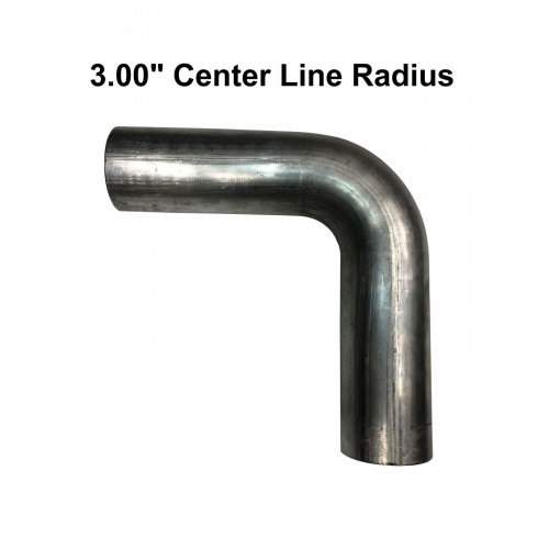 3" 18 Degree Aluminized Mandrel Bend 16ga 1D Tight 3" CLR Exhaust Tubing 3" 18 Degree Aluminized Mandrel Bend 16ga 1D Tight 3" CLR Exhaust Tubing