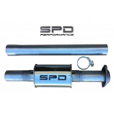 2011-2020 F-150 SPD True 3" 304 Stainless Performance Stage 1 Resonated Pipe - Standard Length