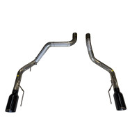 SPD 2021-2026 Ford 3.5L Raptor & 5.2L Raptor R Tail Pipe Upgrade Kit - Black Chrome Tips