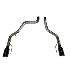 SPD 2021-2026 Ford 3.5L Raptor & 5.2L Raptor R Tail Pipe Upgrade Kit - Black Chrome Tips