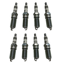 5.0L 5.2L NGK Ruthenium HX Cold Spark Plug Set (8) Gapped .045