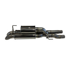 SPD 2017-2020 GEN2 RAPTOR / LIMITED F-150 304SS 3" HX SERIES Helmholtz Resonated Pre-Axle Dump