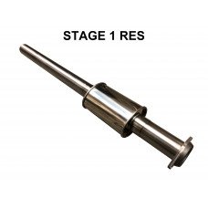 2021 - 2022 Cat-Back Stage 1 Performance 304SS Resonator